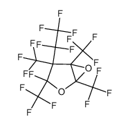 perfluoro-4-ethyl-2,3,4,5-tetramethyl-2,3-epoxy-oxolan Structure