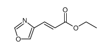 2-Propenoic acid, 3-(4-oxazolyl)-, ethyl ester Structure
