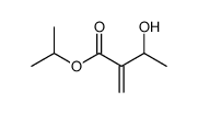 propan-2-yl 3-hydroxy-2-methylidenebutanoate Structure