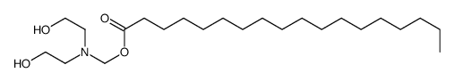 [bis(2-hydroxyethyl)amino]methyl octadecanoate结构式