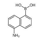 Boronic acid, (5-amino-1-naphthalenyl)- (9CI) structure