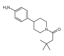 1-[4-(4-Amino-phenyl)-piperidin-1-yl]-3,3-dimethyl-butan-1-one structure