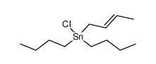 2-butenyl-di-n-butylchlorotin Structure