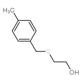 2-[(4-methylphenyl)methylsulfanyl]ethanol Structure