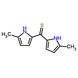 bis(5-Methyl-1H-pyrrol-2-yl)methanethione结构式