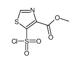 methyl 5-chlorosulfonyl-1,3-thiazole-4-carboxylate Structure