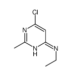 6-chloro-N-ethyl-2-methylpyrimidin-4-amine Structure