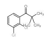 2',3'-DICHLORO-2,2-DIMETHYLPROPIOPHENONE结构式