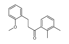 2',3'-DIMETHYL-3-(2-METHOXYPHENYL)PROPIOPHENONE结构式