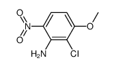 2-chloro-3-methoxy-6-nitroaniline Structure