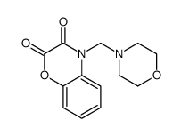 4-(morpholin-4-ylmethyl)-1,4-benzoxazine-2,3-dione Structure