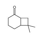 (1R,6R)-8,8-dimethylbicyclo[4.2.0]octan-5-one Structure