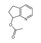 6,7-二氢-5H-环戊并[B]吡啶-7-基乙酸酯结构式
