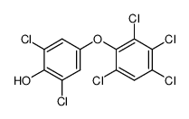 2,6-dichloro-4-(2,3,4,6-tetrachlorophenoxy)phenol结构式