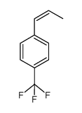 p-trifluoromethyl-(Z)-β-methylstyrene结构式