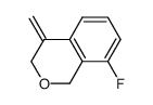 8-Fluoro-4-methylene-3,4-dihydro-1H-isochromene结构式