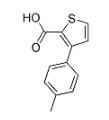 3-(4-methylphenyl)thiophene-2-carboxylicacid Structure