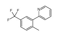 Pyridine, 2-[2-methyl-5-(trifluoromethyl)phenyl]结构式