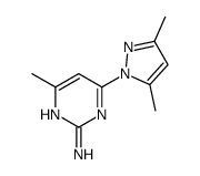 4-(3,5-dimethylpyrazol-1-yl)-6-methylpyrimidin-2-amine Structure