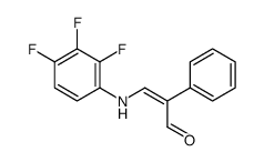 2-phenyl-3-(2,3,4-trifluoroanilino)prop-2-enal Structure