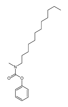 phenyl N-dodecyl-N-methylcarbamate结构式