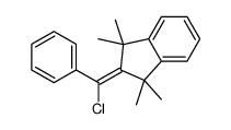 2-[chloro(phenyl)methylidene]-1,1,3,3-tetramethylindene Structure