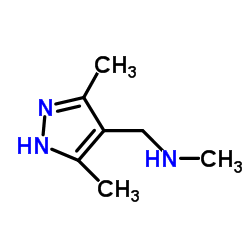 (3,5-DIMETHYL-1H-PYRAZOL-4-YLMETHYL)-METHYL-AMINE structure