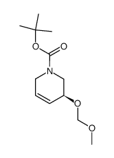 tert-butyl (S)-3-(methoxymethoxy)-3,6-dihydropyridine-1(2H)-carboxylate结构式