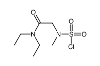 2-(二乙基氨基)-2-氧代乙基(甲基)磺酰氯结构式