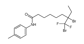 7-bromo-7-[bromo(difluoro)methyl]-N-(4-methylphenyl)nonanamide Structure