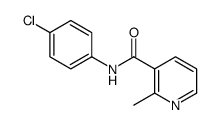 N-(4-chlorophenyl)-2-methylpyridine-3-carboxamide Structure