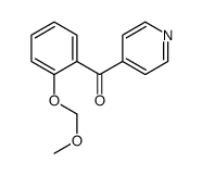 [2-(Methoxymethoxy)phenyl](4-pyridinyl)methanone structure