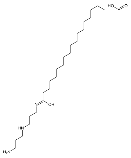 formic acid, compound with N-[3-[(3-aminopropyl)amino]propyl]stearamide (1:1) structure