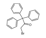 Brommethyl-trityl-keton Structure