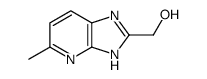 (5-methyl-1H-imidazo[4,5-b]pyridin-2-yl)methanol结构式