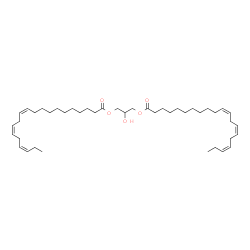 1,3-Di-11(Z),14(Z),17(Z)-Eicosatrienoyl Glycerol结构式