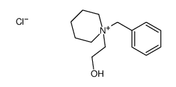 2-(1-benzylpiperidin-1-ium-1-yl)ethanol,chloride Structure