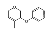 4-methyl-5-phenoxy-5,6-dihydropyran Structure