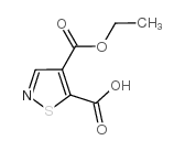 4,5--异噻唑二羧酸-4-乙酯结构式