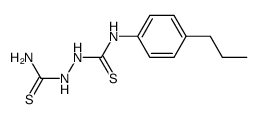 hydrazine-N,N'-bis-carbothioic acid amide-(4-propyl-anilide) Structure