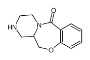 1,2,3,4,12,12a-hexahydro-6H-pyrazino[2,1-c][1,4]benzoxazepin-6-one结构式