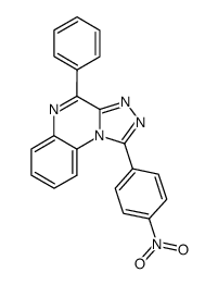 1-(4-nitrophenyl)-4-phenyl[1,2,4]triazolo[4,3-a]quinoxaline Structure