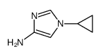 1-cyclopropyl-1H-imidazole-4-amine结构式