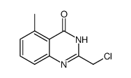 2-(chloromethyl)-5-methyl-4(3H)-quinazolinone结构式