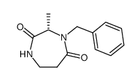 (S)-4-benzyl-3-methyl-1,4-diazepane-2,5-dione Structure