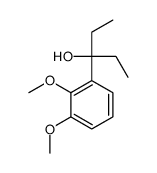3-(2,3-dimethoxyphenyl)pentan-3-ol结构式