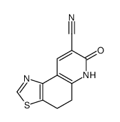 7-oxo-5,6-dihydro-4H-[1,3]thiazolo[4,5-f]quinoline-8-carbonitrile Structure