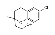 2-(6-chloro-2-methyl-3,4-dihydrochromen-2-yl)ethanol结构式