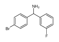 (4-Bromophenyl)(3-fluorophenyl)Methanamine Structure