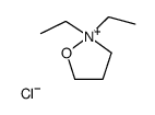 ISOXAZOLIDINIUM, 2,2-DIETHYL-, CHLORIDE Structure
